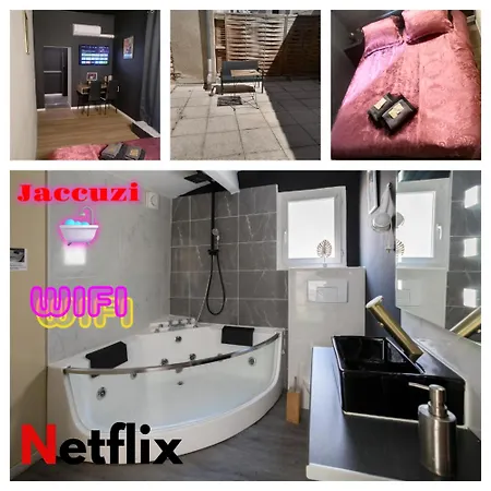 Jacuzzi Terrasse Centre Apartmán Narbonne