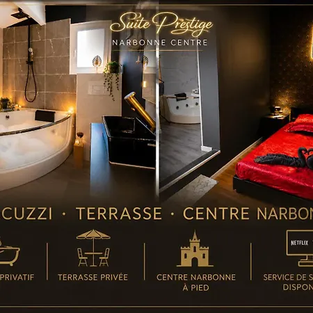 Jacuzzi Terrasse Centre Apartment Narbonne